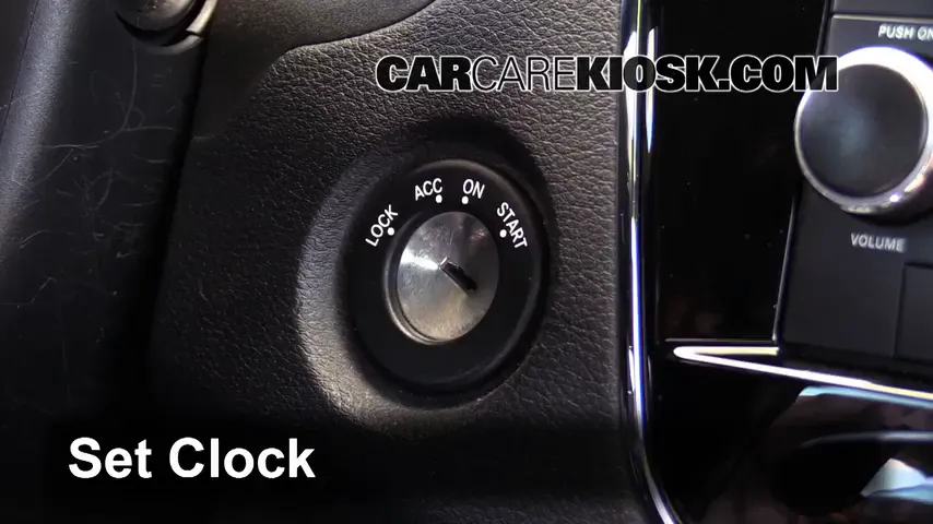 2011 Chrysler 200 Touring 2.4L 4 Cyl. Convertible (2 Door) Clock